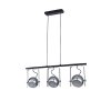 Подвесной светильник Aspen VL5163P03 форма шар серый Vele Luce