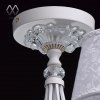 Подвесная люстра Августина 419010805 конус белая MW-Light