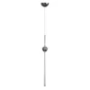 Стеклянный подвесной светильник Crescent 5053-D форма шар серый Loft It