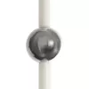Стеклянный подвесной светильник Crescent 5053-D форма шар серый Loft It