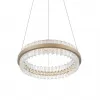 Хрустальный подвесной светильник Cherio SL383.203.01 круглый прозрачный ST Luce