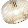 Стеклянный подвесной светильник Gran SL1154.313.01 форма шар цвет янтарь ST Luce