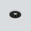 Точечный светильник Kary 25025/LED 3W 4200K BK черный черный круглый Elektrostandard