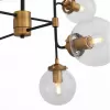 Стеклянная подвесная люстра Varieta SL234.403.08 форма шар прозрачная ST Luce