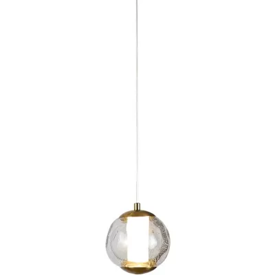Подвесной светильник OD2437 OD2437-1 gold/clear DeLight Collection форма шар