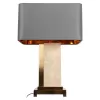 Интерьерная настольная лампа Flagstone 10445T/D серый Loft It