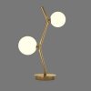Интерьерная настольная лампа  Mathia-Tab01 белый форма шар ImperiumLoft