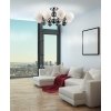 Стеклянная потолочная люстра Forma SL715.102.08 форма шар белая ST Luce