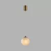 Стеклянный подвесной светильник Magia 7109/1A форма шар белый Odeon Light