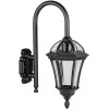 Стеклянный настенный фонарь уличный ROMA S 95202S/10 Bl прозрачный Oasis Light