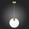 Стеклянный подвесной светильник Noor SL1056.223.01 прозрачный форма шар ST Luce