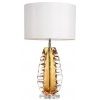 Интерьерная настольная лампа Crystal Table Lamp BRTL3117 белый цилиндр DeLight Collection