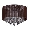 Потолочная люстра Жаклин 465014506 цилиндр коричневая MW-Light