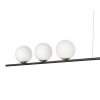 Стеклянный подвесной светильник Corda VL5534P04 форма шар белый Vele Luce