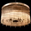 Хрустальная подвесная люстра Montana 10299/600 French gold цилиндр прозрачная Loft It