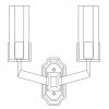 Стеклянное бра Ledro OML-69901-02 прозрачное Omnilux
