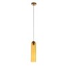 Стеклянный подвесной светильник Callana SL1145.393.01 цилиндр желтый ST Luce