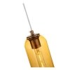 Стеклянный подвесной светильник Callana SL1145.393.01 цилиндр желтый ST Luce