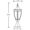 Стеклянный наземный фонарь COVENTRY 91504 Bl прозрачный Oasis Light