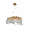 Стеклянная подвесная люстра Вилора 07870-60,33 прозрачная Kink Light Стеклянная подвесная люстра Вилора 07870-60,33 прозрачная Kink Light