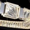 Стеклянная подвесная люстра D8010 D8010P/R/D600 silver прозрачная DeLight Collection