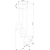 Подвесной светильник Calisto 5981 Calisto цилиндр черный TK Lighting