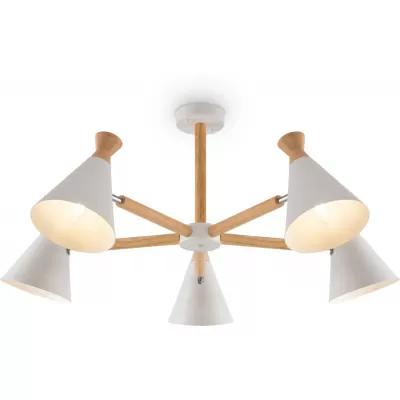 Потолочная люстра Rise FR5169PL-05W Freya Потолочная люстра Rise FR5169PL-05W Freya