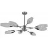 Стеклянная потолочная люстра Desire 10165/8PL Nickel прозрачная Escada