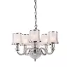 Стеклянная подвесная люстра 11500 11505/C прозрачная цилиндр Newport