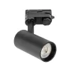 Трековый светильник  ULB-T55-30W/3000K BLACK цилиндр черный Uniel