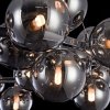 Стеклянный подвесной светильник Dallas MOD548PL-25CH форма шар серый Maytoni