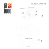 Хрустальный подвесной светильник Montecelio SL6104.203.06 прозрачный ST Luce