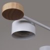 Потолочная люстра  03751-0.3-10 WT+WOOD GX53 цилиндр белая