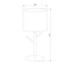 Интерьерная настольная лампа Albero 5571 Albero White цилиндр белый TK Lighting