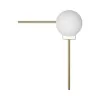 Стеклянный настенный светильник Meridian 10132/A Gold форма шар белый Loft It