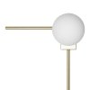 Стеклянный настенный светильник Meridian 10132/A Gold белый форма шар Loft It