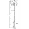 Наземный фонарь TITAN 84710A 10 E7 Bl прозрачный Oasis Light