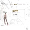Подвесная люстра Escama 10396/850R цвет золото Loft It
