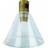 Стеклянный трековый светильник Tringlas DL20234M5W1 Black Bronze прозрачный конус