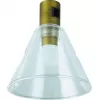 Стеклянный трековый светильник Tringlas DL20234M5W1 Black Bronze прозрачный конус