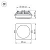 Точечный светильник SOL 017633(1) Arlight