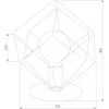 Интерьерная настольная лампа Alambre 5450 Alambre черный TK Lighting