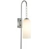 Стеклянное бра Tracy 8270/1W цилиндр белое Lumion