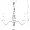 Подвесная люстра Litizia A6062LM-5WH Artelamp