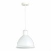 Стеклянный подвесной светильник Bacchi SLE114703-01 конус белый Evoluce