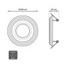 Точечный светильник Backlight BL138 серый Gauss