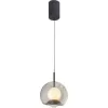 Стеклянный подвесной светильник Geolight 4031/00/01P форма шар прозрачный Stilfort