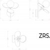 Стеклянное бра Floret ZRS.01201.01 белое форма шар