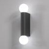 Стеклянный настенный светильник Lily MRL 1029 черный форма шар белый Elektrostandard