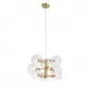 Стеклянная подвесная люстра Calmare SL434.203.09 форма шар прозрачная ST Luce